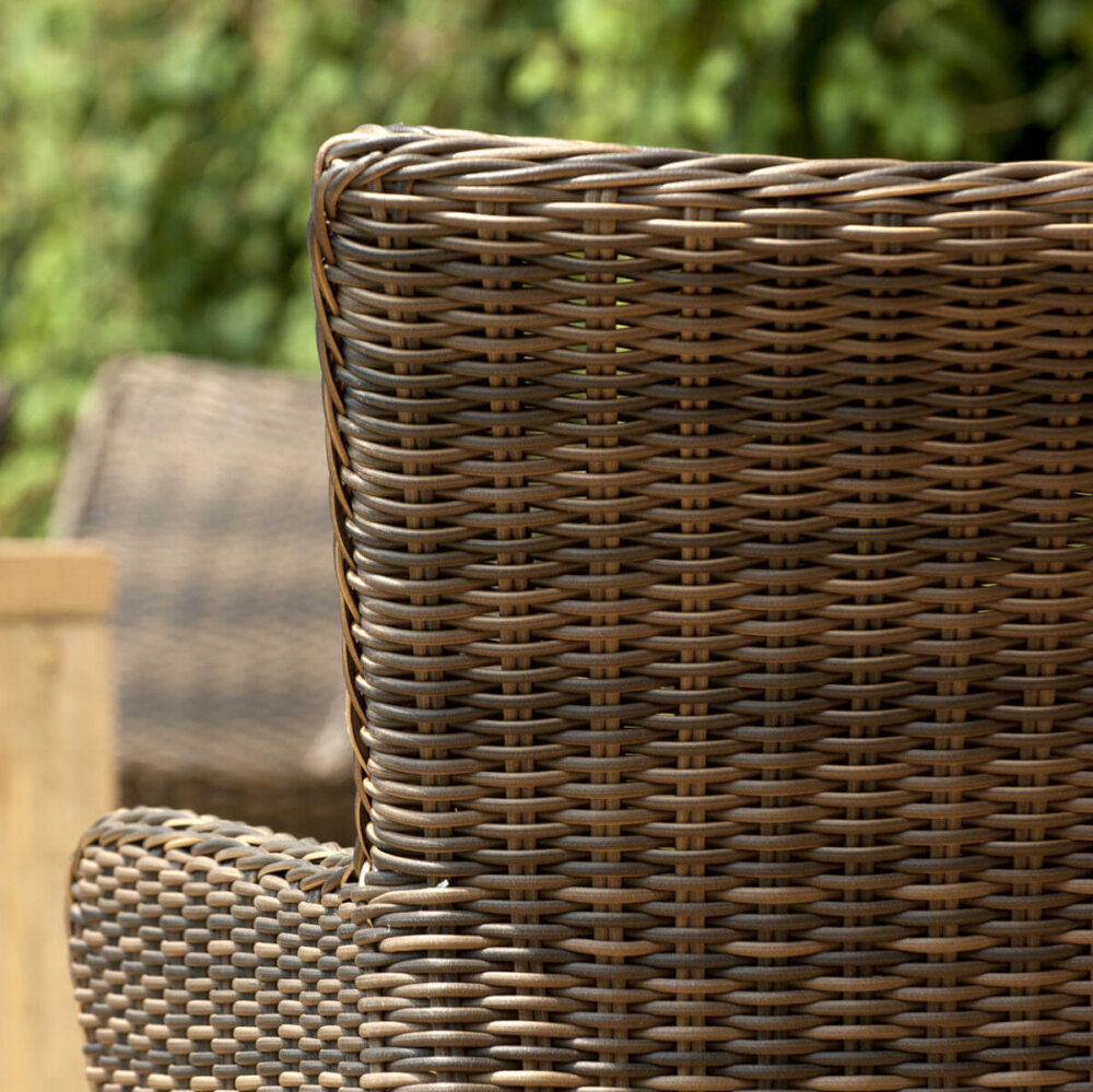 vienna outdoor wicker basket chair